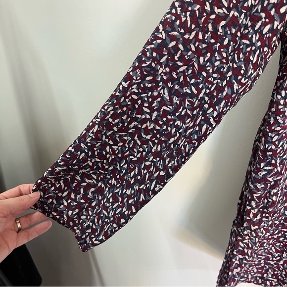 Tory Burch Cloque Drop Waist Silk Blend Tunic Top - Picture 7 of 14